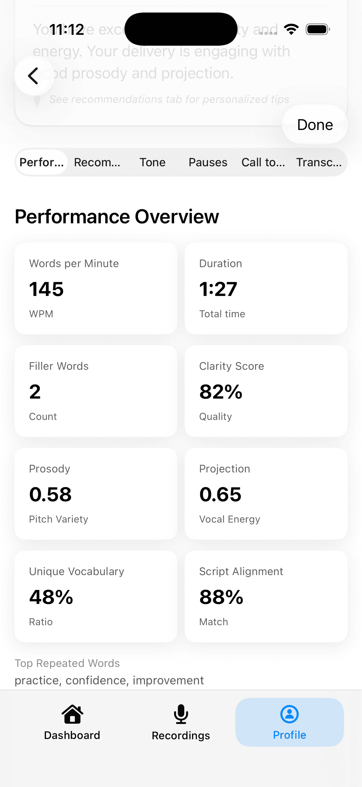 Real-time AI Analysis